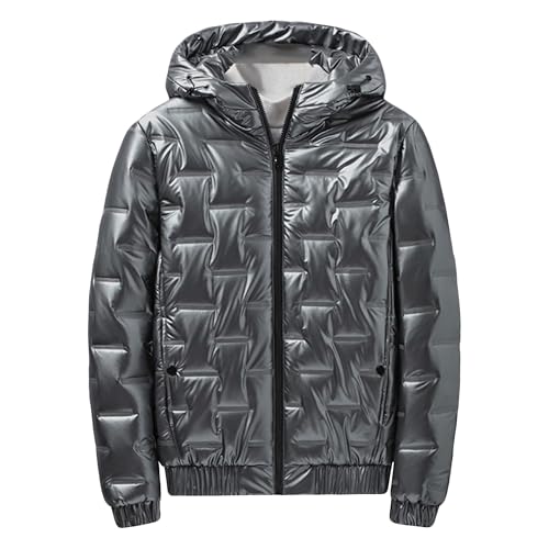 Veste chaude et brillante pour homme avec finitions haut de gamme