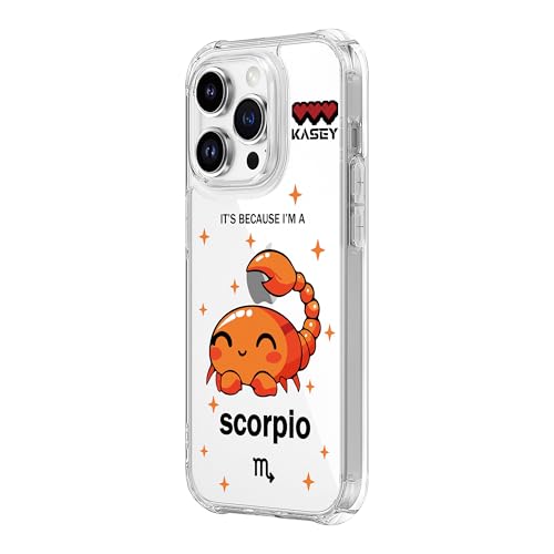 Coque transparente Scorpion iPhone 16 Pro protection antichoc zodiaque