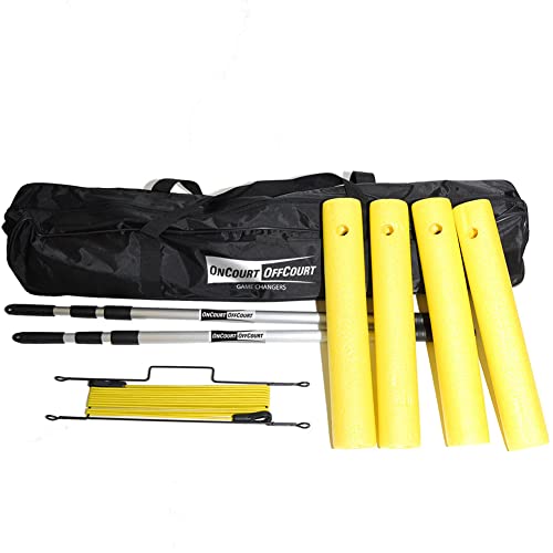 E-Z Airzone - Tennis Target System & Training Aid | Portable & Lightweight | Net Adjusts up to 7 Ft | Quick Set-Up No Tools Needed | Weather-Resistant | Stop Hitting Balls Into The Net | Bag Included