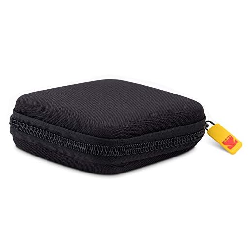 EVA Mini Projector Case Soft-Molded Hard-Shell Carry Bag for KODAK Luma 150 Portable Projector Shockproof, Dustproof & Water-Resistant Travel Protection Black