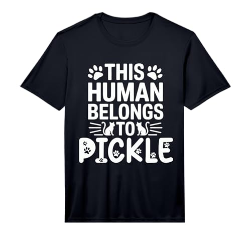 Pickle Human Belongs to Cat T-Shirt