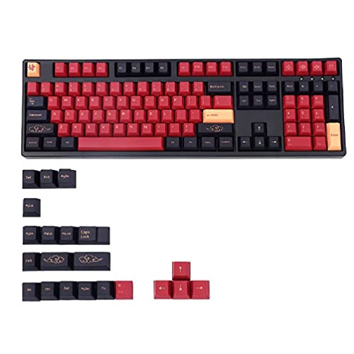 Touches japonaises en PBT clavier mécanique GK61 TKL87 keycaps de rechange