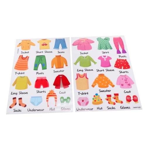 Autocollants de classification vêtements Beaupretty pour commode enfant - 2