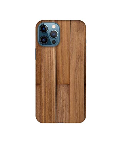 Image of Amazon Brand - Solimo Designer Wooden Art 3D Printed Hard Back Case Mobile Cover for Apple iPhone 12 Pro Max