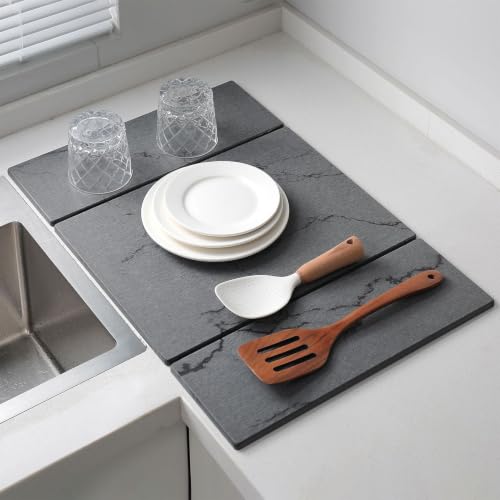Estera para secar platos absorbente y almohadilla de diatomeas Fdit 3
