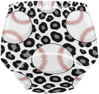 SLHKPNS Baseball Leopard_1 3 Packs Training Pants for Toddlers 5T — view 3