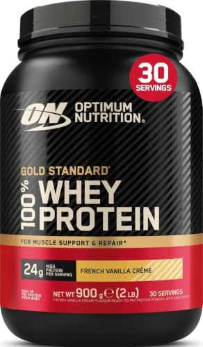 Optimum Nutrition Gold Standard 100% Whey Proteína en Polvo, 900g