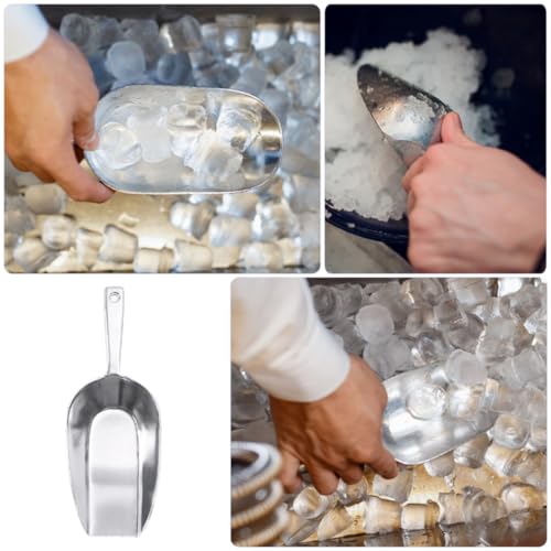 Pala para hielo UPKOCH de aluminio: diseño resistente para evitar roturas 4