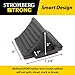 Stromberg Carlson Rubber Wheel Chock - RV Accessories, Camper Accessories, Wheel Chocks for Travel Trailers, RV Wheel Chock, Trailer Accessories, Utility Trailer Accessories, RV Supplies