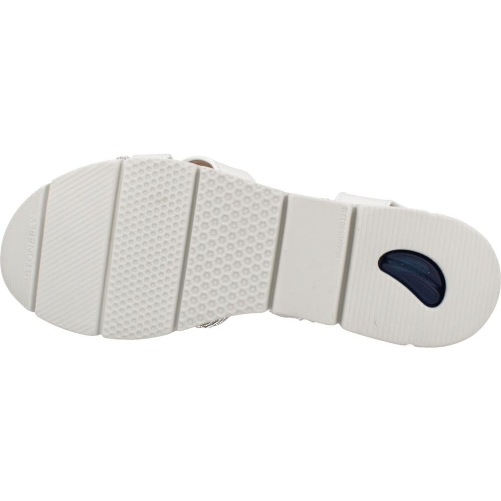 Stonefly 222363 ELODY 25 White Bianco Sandali Donna Pelle Strass 38
