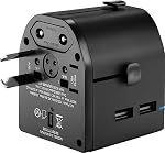Insignia Travel Adapter Converter BL