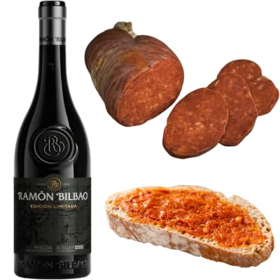 Pack Gourmet: Ramón Bilbao Edición Limitada 750 ml + Sobrasada de Bellota 2 Unidades 100% Ibérica Maldonado 250 g – Maridaje Exclusivo – Regalo Gastronómico Premium