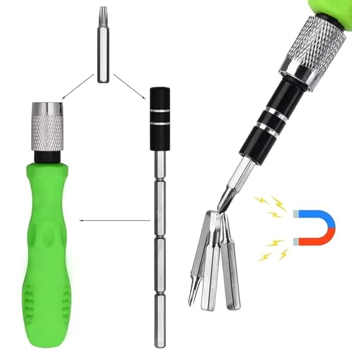 Image of FRIXO 32 in 1 Interchangeble Multipurpose Mini Screwdriver Set Magnetic Slot Wrench Bits Repair Tools Kit Set Combination Screwdriver Set for Home Appliance,Laptop,Mobile,Computer