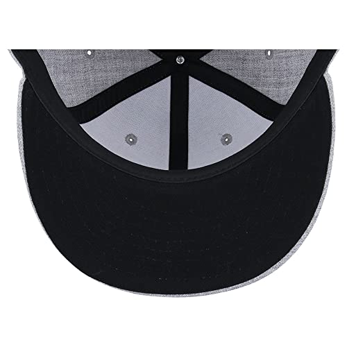 Image of Lids Blank Premium Full Court w /Colored Under Visor Fitted Cap