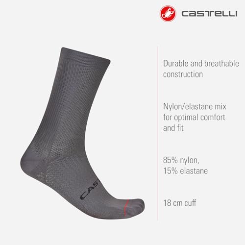 Image of CASTELLI Unisex Espresso 18 Sock