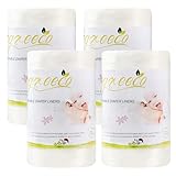 wegreeco Cloth Diaper Liners - Unscented Diaper Liners, Fragance Free Cloth Diapers Liner - 100 Sheets Per Roll (4 Roll)