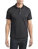 Dickies Men's Short Sleeve Performance Polo, Black, Medium