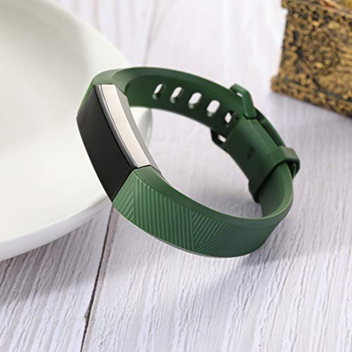 Maledan Compatible with Fitbit Alta Bands, Replacement Band for Fitbit Alta HR/Alta/Ace, Large, Green - Thumbnail 4