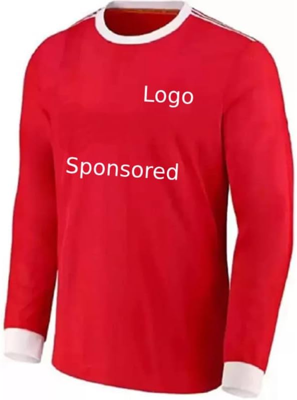 Football Half Sleeve Red Ronaldo 7 Sports Jersey Full Sleeve Tshirt for Men and Boys