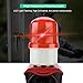 12-24V LED Strobe Light Alarm, Programmable Industrial Fire Alarm Siren Horn, 110dB Beacon Warning Lights for Firefighting Emergency Security Alarm Sound And Light