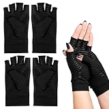 WUSANNA 2 Paar Arthrose Handschuhe Rutschfeste Kompressionshandschuhe für Damen und...