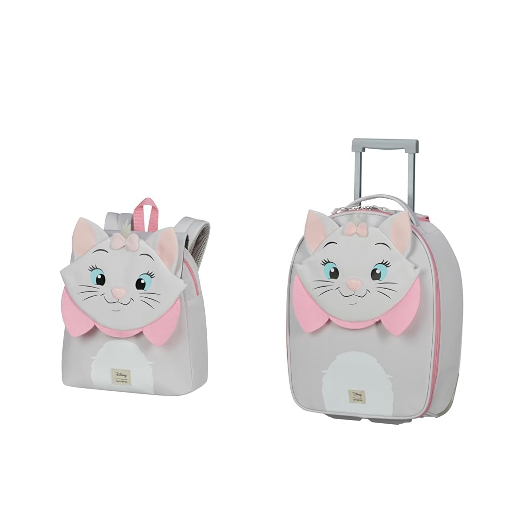 Samsonite Sammies by Zaino per bambini XS, 45 cm, 23 L & Zaino per bambini S, 28 cm, 7,5 L - Set da viaggio Disney Marie Aristocat