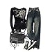 EMMIOL Women's Baggy Boyfriend Jeans Y2k Jeans Distressed Denim Pants Wide Leg Straight Trousers Streetwear Pants Dark Grey