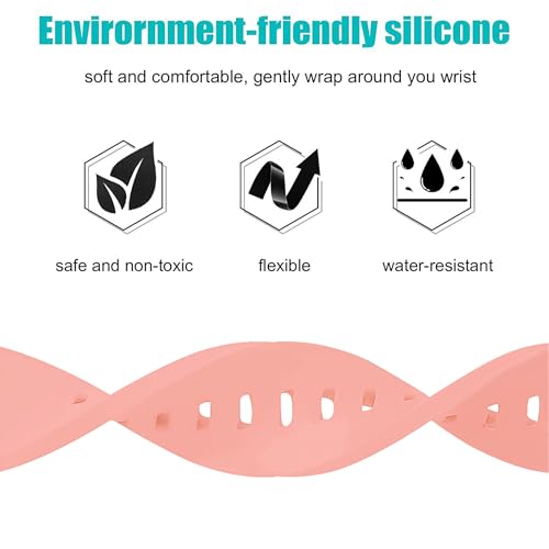 Image of ACM Watch Strap Silicone Belt compatible with Universal 22mm Size Replacement Strap Smartwatch Hook Band