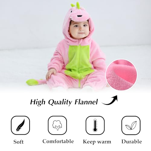 Disfraz para bebés unisex de una pieza animal miniatura 4