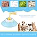 2026 New Dog Lick Sphere, Non-Slip Dogs Liquid Lickbowl, Anxieties Relief Slow Feeder Dog Lick Ball Treat Dispenser, Non-Slip Licking Bowl Enrichment Toys to Keep Them for All Dogs and Cat (Yellow)