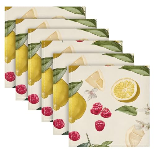 6 Servilletas de Tela Cuadradas 20 x 20 Pulgadas Multicolor miniatura 2
