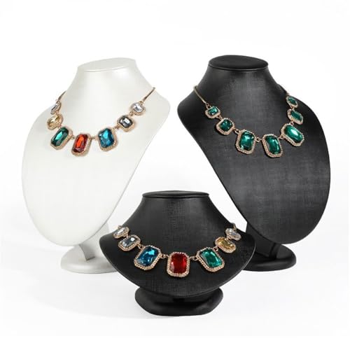 Présentoir de bijoux support de cou stable pour comptoir de mode