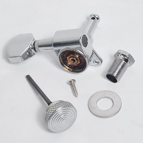 image for Kmise Electric Acoustic Guitar Tuning Pegs Tuner Machine Heads 3L3R (C