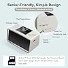 VigorKeeper Simple Music Player for Dementia Alzheimer's Seniors, Easy-to-Use Audiobook Player for Elderly Parents, Large On/Off Button, Plug-and-Play, One-Touch Play, Loud Sound, 32GB TF Card