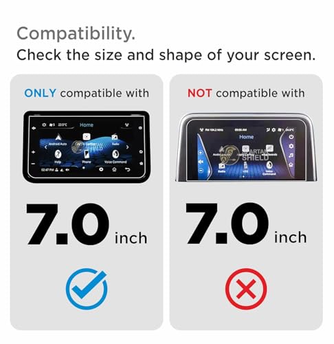 Image of Spartan Shield [2 PACK] Screen Guard For TATA TIGOR 2025 Facelift || XZ || 7 Inch Infotainment Touchscreen + Steering Cluster Protector || Anti Scratch | Water Resistant | HD Clear | High Touch Sensitivity | TataTigor 9H Car Display Accessories 2026+ [Not Tempered Glass]