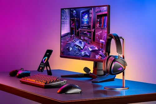 ASUS ROG Delta II Wireless Gaming Headset with Detachable Mic – Black - image 9