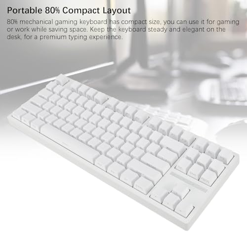 Teclado Mecánico Gaming Yoidesu 80% RGB 3 modos miniatura 3