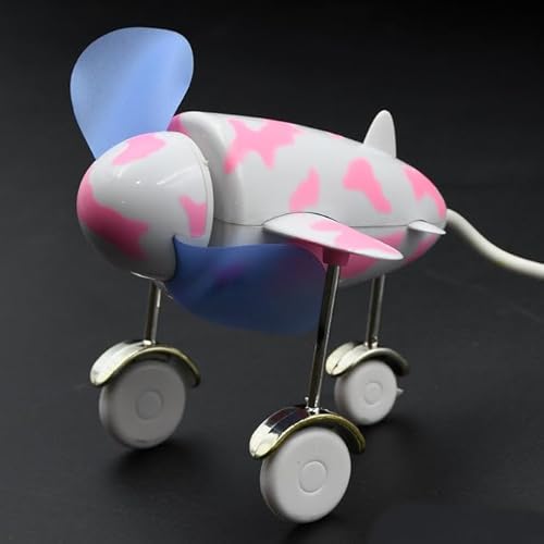 Flourvig Plane Shape USB Plane Unique Design Fan Energy Saving Fan For Laptop & Computer Desktop Fan