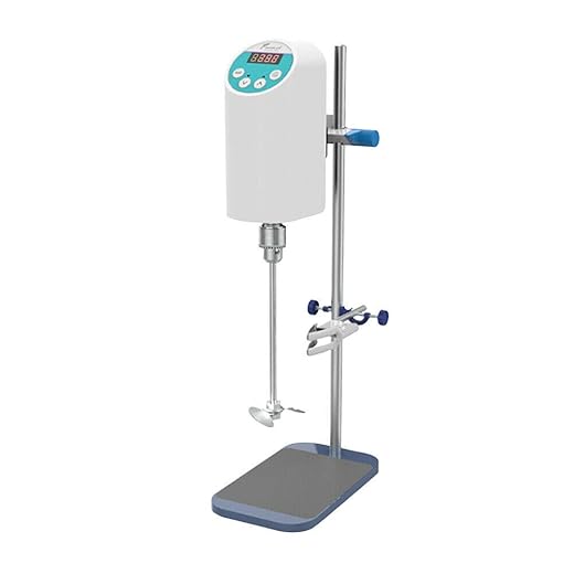 YUEWO Lab Digital Electric Agitator Mixer Lab Mixer Mixer Stirrer Stirring Industrial Liquid Mixer 80000mpas 20L