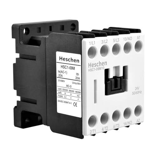 Heschen ACR^N^A[^[R^N^A24VAC 50/60HzRCA9A HSC1-09M10A3PA3NO + 1NO⏕ړ_A35mm DIN[tAYƐE