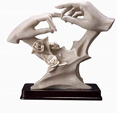 Statue d'œuvre d'art à la main WXKAGF, sculpture en résine premium de 9,4 pouces pour collectionneur