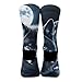 UTRSIFB Girl's Leisure Sports Socks, All Season Stockings, Soft Fashion Breathable Dress Decor Boots Socks Moon Wolf