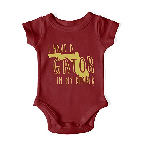 Image of In My Diaper I Have A Gator - Florida Rival Sports Fans Baby One Piece