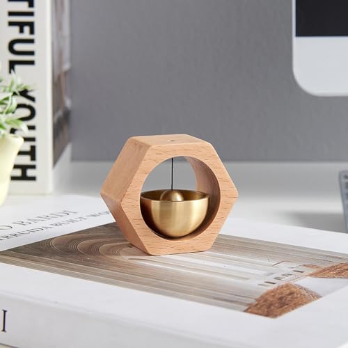 Campainha Shopkeepers – Campainha magnética de madeira para ornamentos exclusivos de escritório deco
