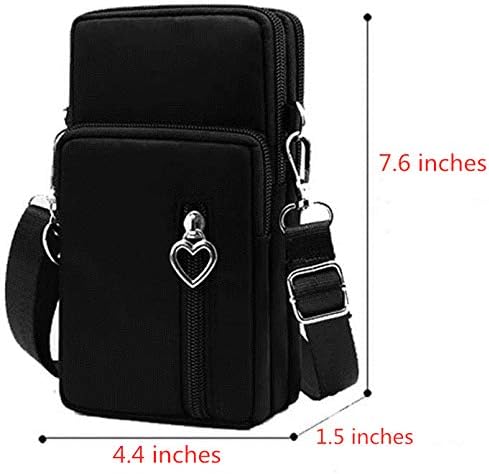 Miniatura 6 de Bolso cruzado pequeño para teléfono celular, bolso de hombro para brazalete, cartera para iPhone, Samsung y Google Pixel