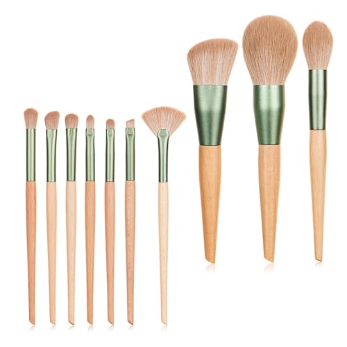 Juego de 10/14 brochas de maquillaje para sombra de ojos, brochas de maquillaje de cara completa, cepillo corrector para mujer