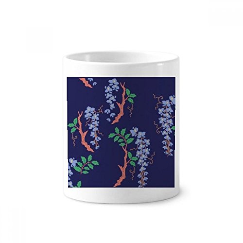 Culture japonaise feuille céramique tasse blanche pour organiser stylos et brosses