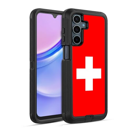 Coque Samsung A15 Head Case Designs Suisse football ultra-blindée antichoc