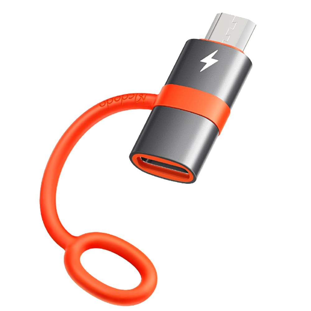 mcdodo Adapter USB C auf Micro USB USB C Stecker zu Micro USB Buchse Adapter Kompatibel mit Samsung Galaxy,LG,Huawei,Typ-C Handys,Power Bank