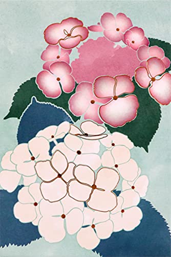 オリエンタルベリー 花暦 御朱印帳 12.1×1.6×18.1cm 六月 紫陽花 GN-7806